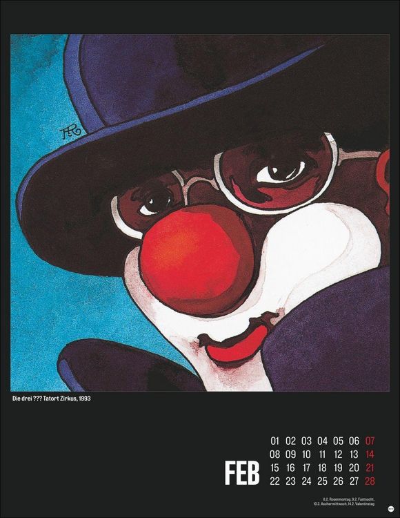 Produktbild: Die drei ??? Posterkalender 2027