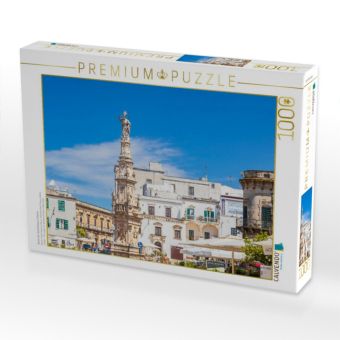 Produktbild: CALVENDO Puzzle S&auml;ule von Sant'Oronzo in Ostuni | 1000 Teile Lege-Gr&ouml;&szlig;e 64x48cm Foto-Puzzle f&uuml;r gl&uuml;ckliche Stunden