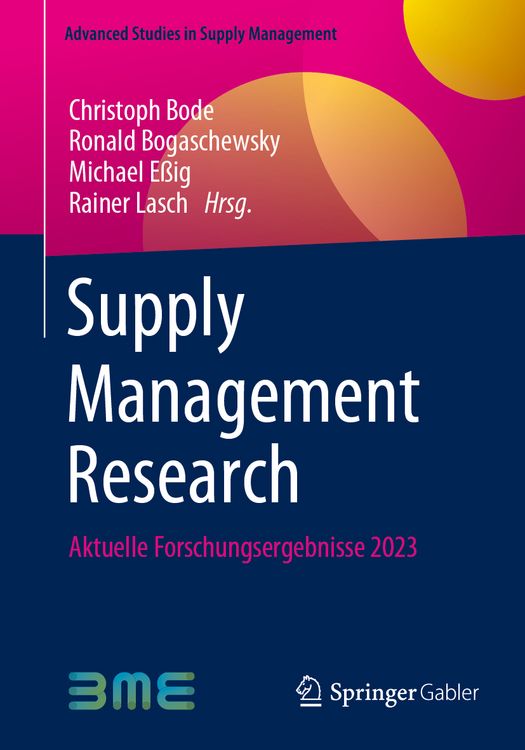 Produktbild: Supply Management Research