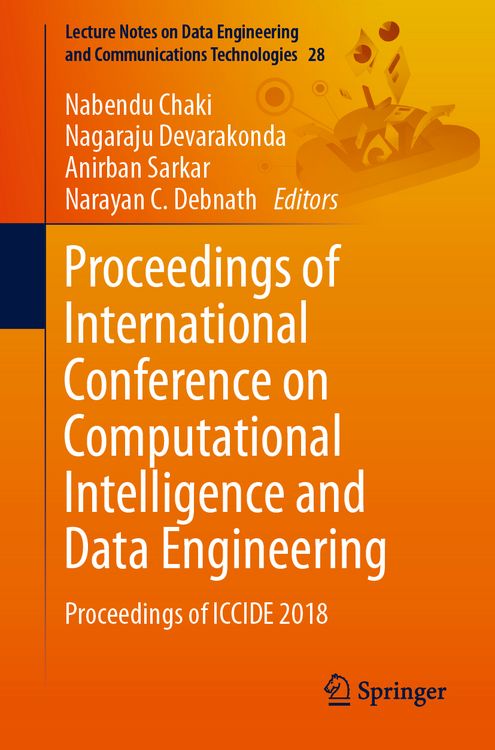 Produktbild: Proceedings of International Conference on Computational Intelligence and Data Engineering