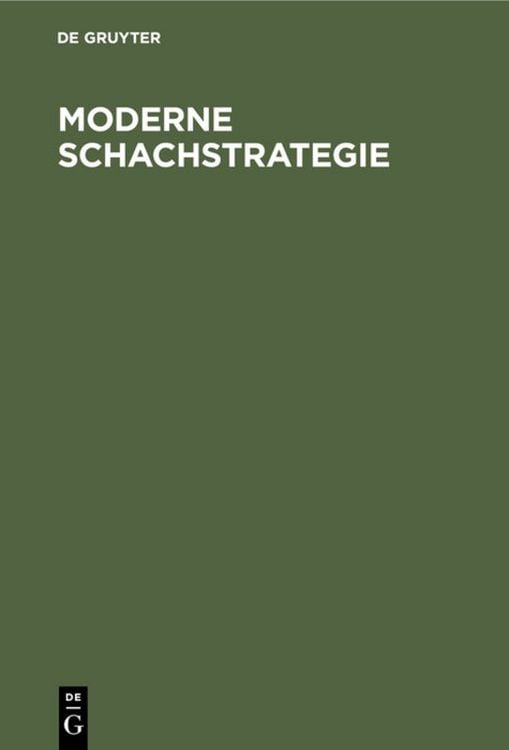Produktbild: Moderne Schachstrategie