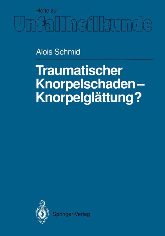 Produktbild: Traumatischer Knorpelschaden &mdash; Knorpelgl&auml;ttung?