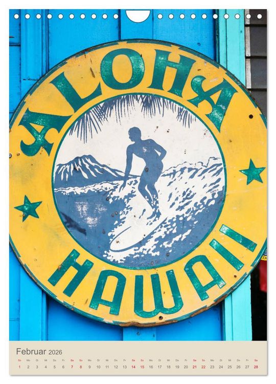 Produktbild: O'ahu - Hawaii, Bilder aus dem S&uuml;dseeparadies (Wandkalender 2026 DIN A4 hoch), CALVENDO Monatskalender