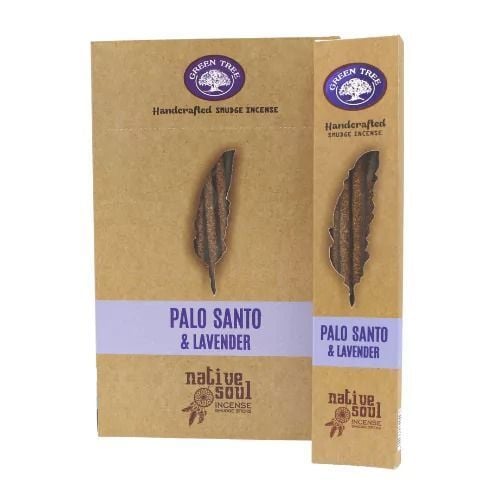 Produktbild: R&auml;ucherst&auml;bchen Green Tree Native Soul Smudge "Palo Santo & Lavender" 15gr. (8 Sticks)