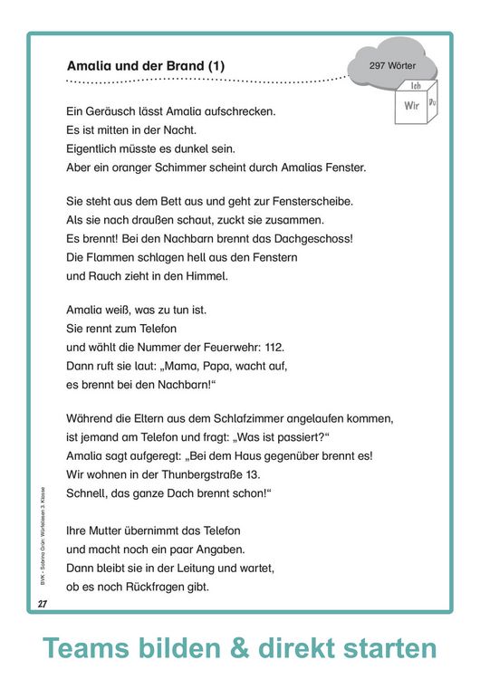 Produktbild: W&uuml;rfellesen &ndash; 3. Klasse