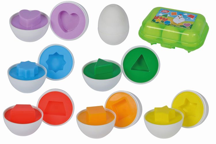 Produktbild: Simba 104010179 - ABC Eierformensortierer, 6 Eier
