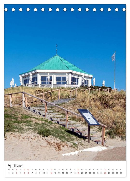 Produktbild: Norderney Inselportrait (Tischkalender 2026 DIN A5 hoch), CALVENDO Monatskalender