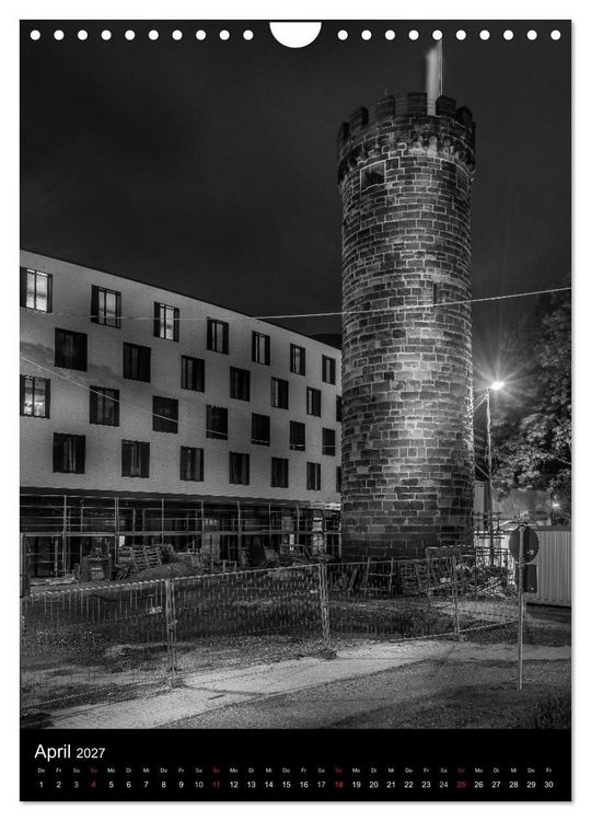 Produktbild: Heilbronn bei Nacht 2 (Wandkalender 2027 DIN A4 hoch), CALVENDO Monatskalender
