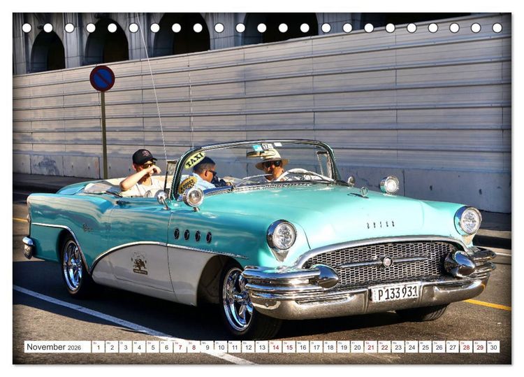 Produktbild: Traum in T&uuml;rkis - Buick Super 50 (Tischkalender 2026 DIN A5 quer), CALVENDO Monatskalender