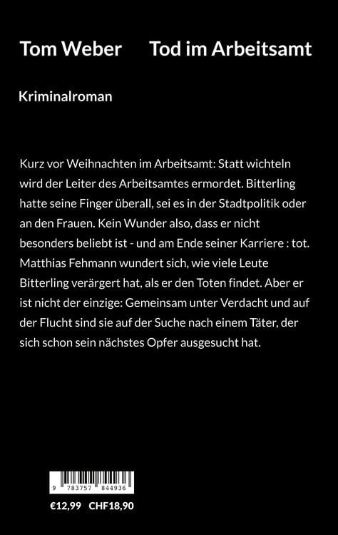 Produktbild: Tod im Arbeitsamt