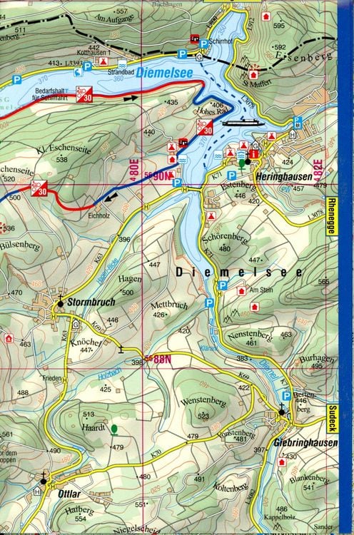 Produktbild: Mountainbikekarte Hoch-Sauerland