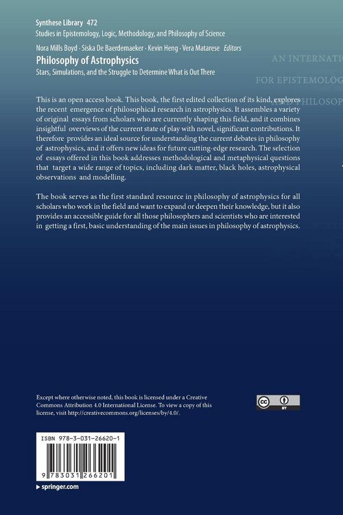Produktbild: Philosophy of Astrophysics