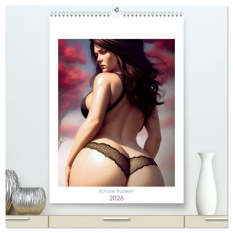 Produktbild: Sch&ouml;ne R&uuml;cken! (hochwertiger Premium Wandkalender 2026 DIN A2 hoch), Kunstdruck in Hochglanz