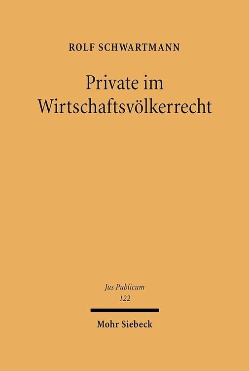 Produktbild: Private im Wirtschaftsvölkerrecht