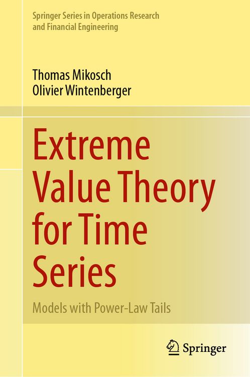Produktbild: Extreme Value Theory for Time Series