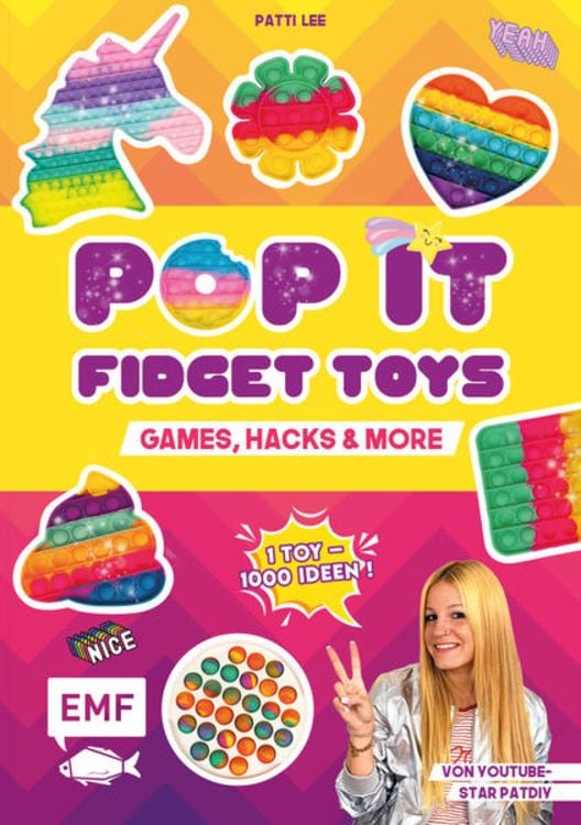 Produktbild: Pop it Fidget Toys &ndash; Games, Hacks & more vom YouTube-Kanal Hey PatDIY