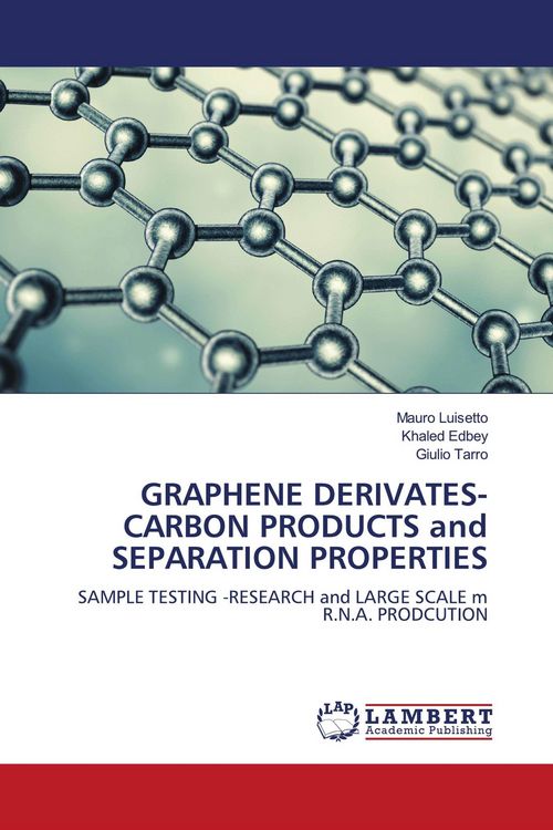 Produktbild: GRAPHENE DERIVATES-CARBON PRODUCTS and SEPARATION PROPERTIES