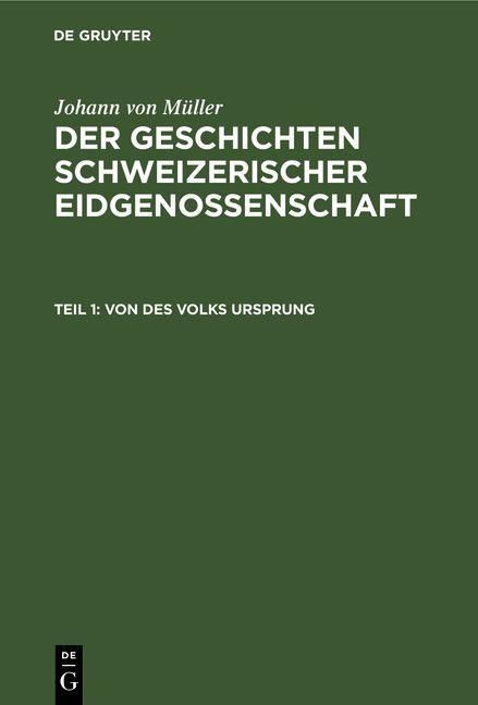 Produktbild: Von des Volks Ursprung