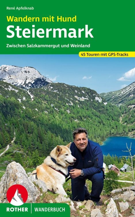 Produktbild: ROTHER Wanderbuch Wandern mit Hund Steiermark
