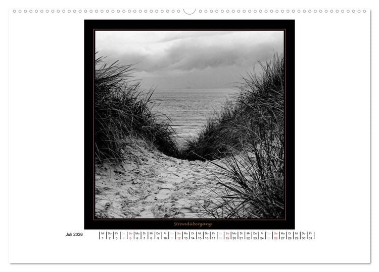 Produktbild: Wangerooge in Fine Art (Wandkalender 2026 DIN A2 quer), CALVENDO Monatskalender