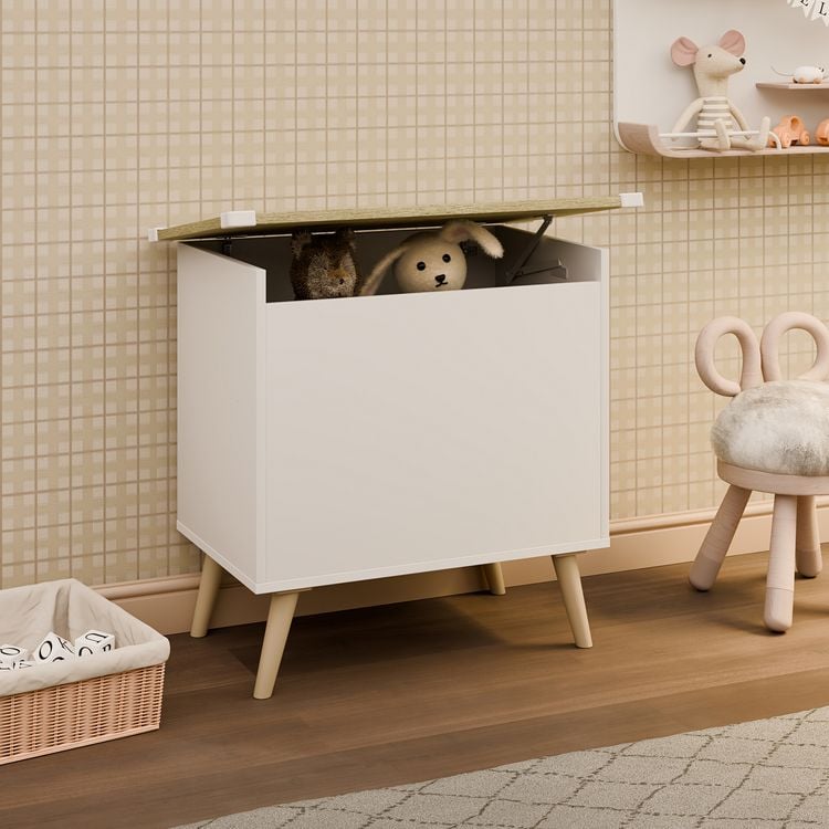 Produktbild: Holz Sitztruhe Sitzbank Truhe Kiste Bosula L