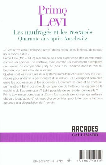 Produktbild: Les naufrag&eacute;s et les rescap&eacute;s
