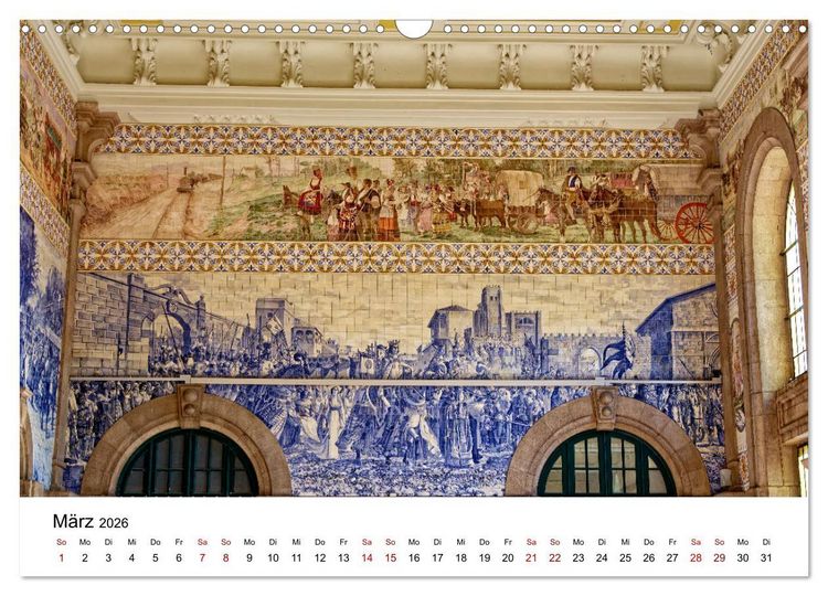 Produktbild: Porto und Gaia - Ausblicke und Einsichten (Wandkalender 2026 DIN A3 quer), CALVENDO Monatskalender