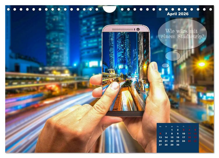 Produktbild: Handy-Kunst by VogtArt (Wandkalender 2026 DIN A4 quer), CALVENDO Monatskalender