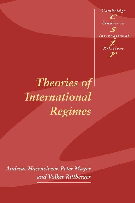 Produktbild: Theories of International Regimes