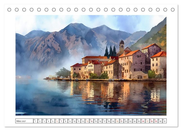 Produktbild: Wo das Meer zuhause ist (Tischkalender 2027 DIN A5 quer), CALVENDO Monatskalender