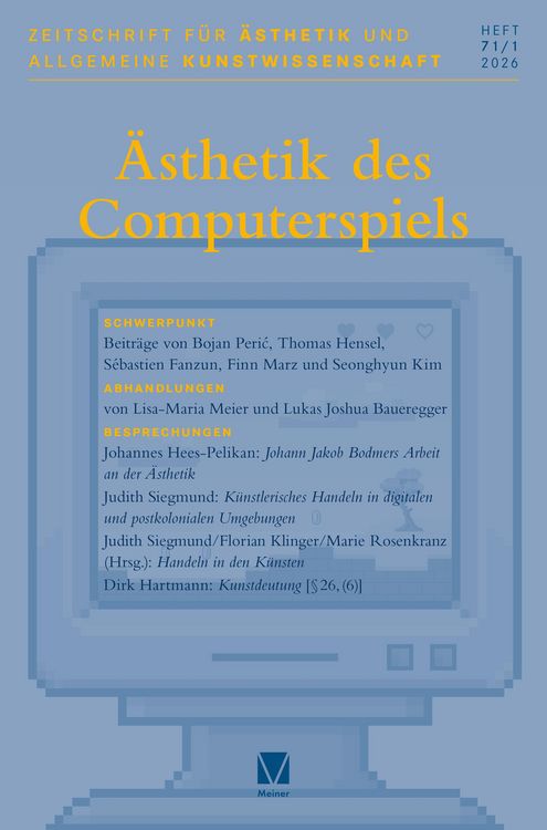 Produktbild: &Auml;sthetik des Computerspiels
