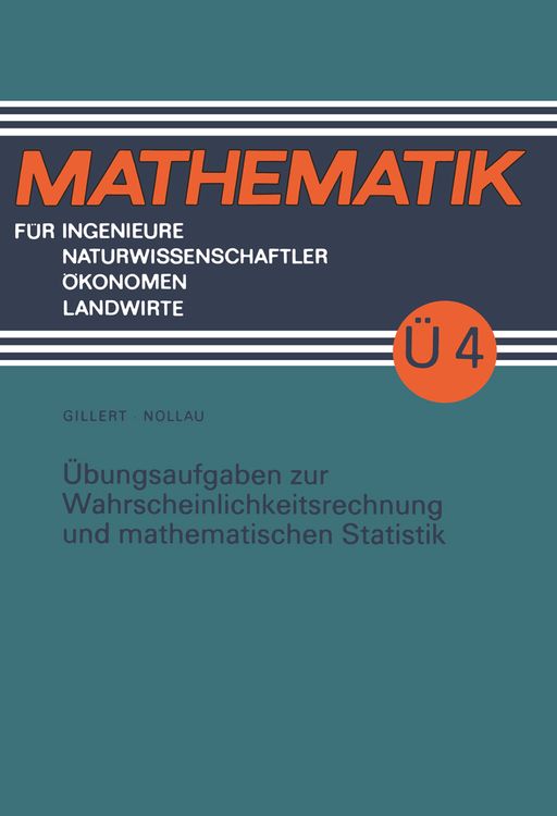 Produktbild: &Uuml;bungsaufgaben zur Wahrscheinlichkeitsrechnung und mathematischen Statistik
