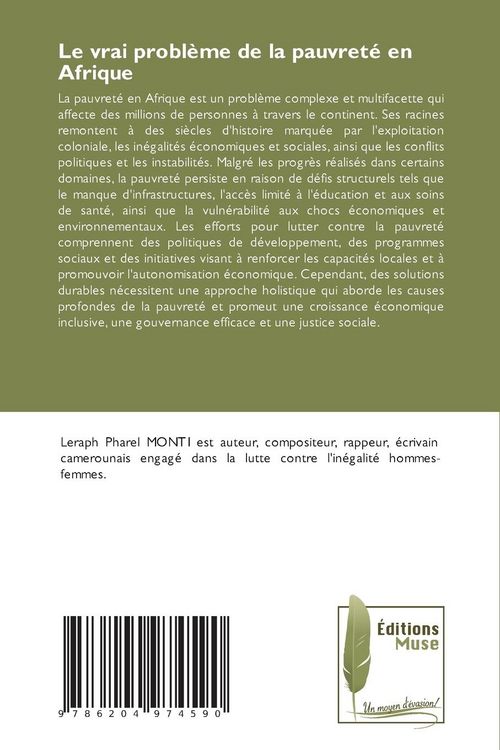 Produktbild: Le vrai probl&egrave;me de la pauvret&eacute; en Afrique