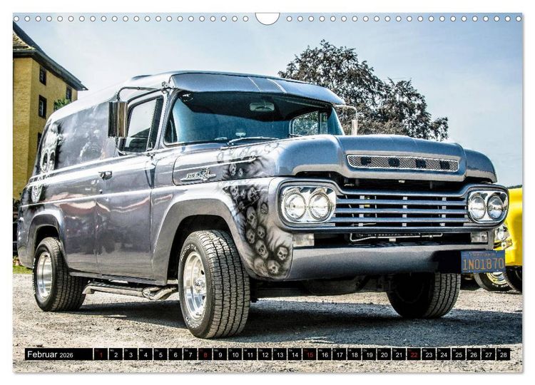 Produktbild: FORD PICK-UPS F 1 - F 100 (Wandkalender 2026 DIN A3 quer), CALVENDO Monatskalender