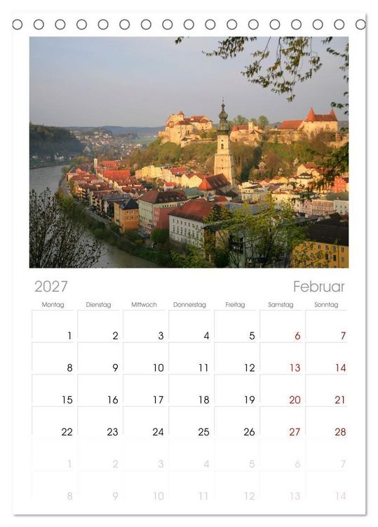 Produktbild: Tischplaner 2027 - Burgen in Deutschland (A5 Tischkalender zum Aufstellen) CALVENDO