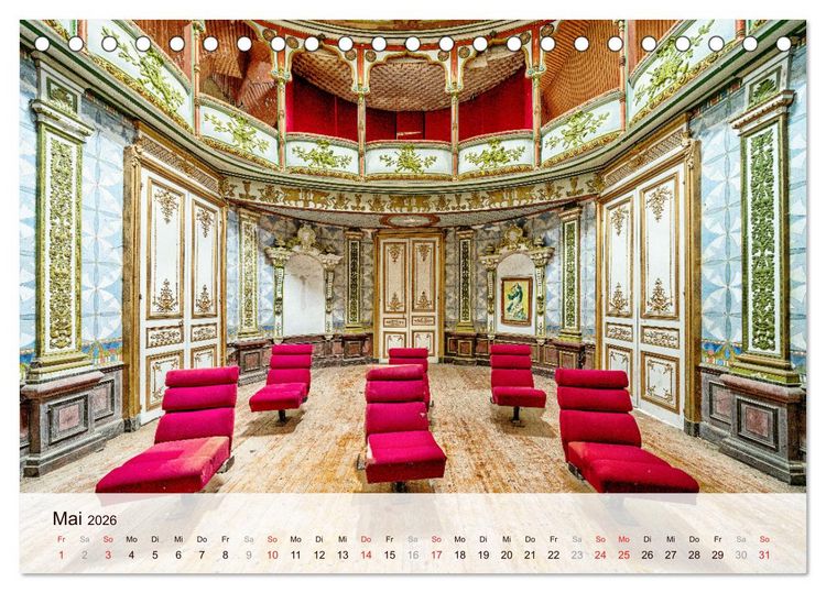 Produktbild: Lost Places - verlassen und vergessen (Tischkalender 2026 DIN A5 quer), CALVENDO Monatskalender