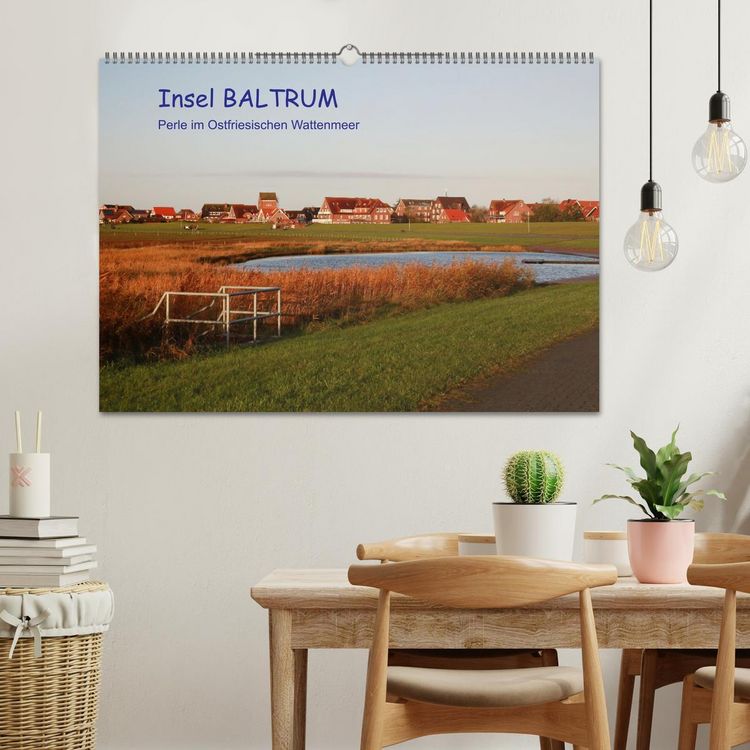 Produktbild: Insel Baltrum, Perle im Ostfriesischen Wattenmeer (Wandkalender 2026 DIN A2 quer), CALVENDO Monatskalender