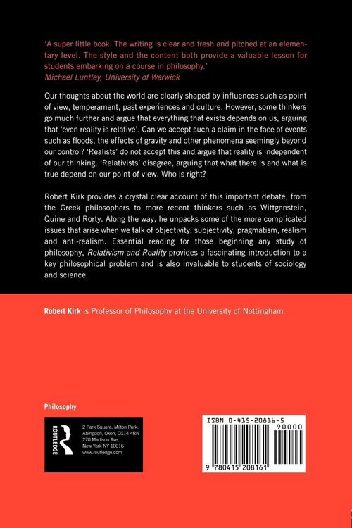 Produktbild: Relativism and Reality