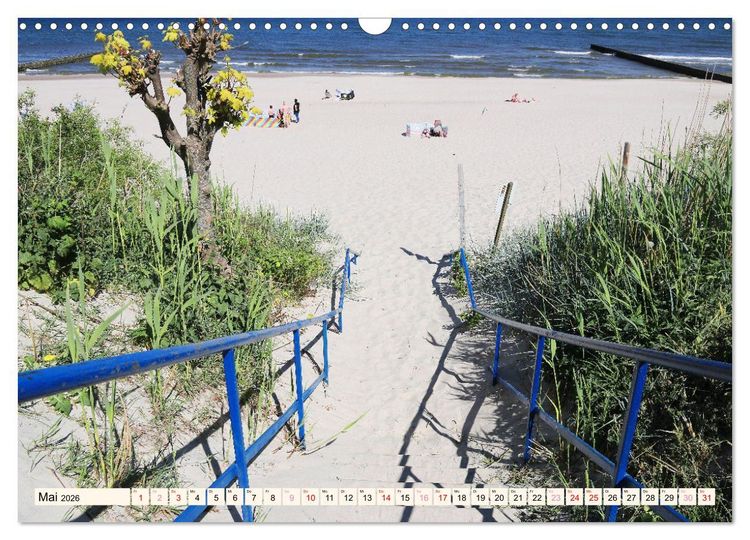 Produktbild: Die polnische Ostsee (Wandkalender 2026 DIN A3 quer), CALVENDO Monatskalender