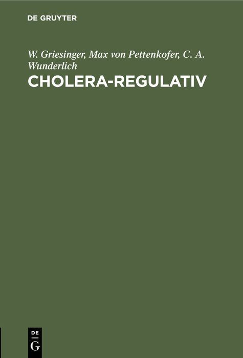 Produktbild: Cholera-Regulativ