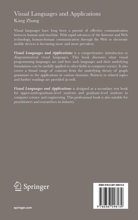 Produktbild: Visual Languages and Applications