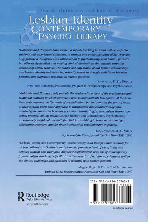 Produktbild: Lesbian Identity and Contemporary Psychotherapy