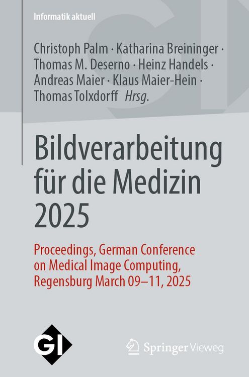 Produktbild: Bildverarbeitung f&uuml;r die Medizin 2025