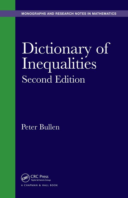 Produktbild: Dictionary of Inequalities