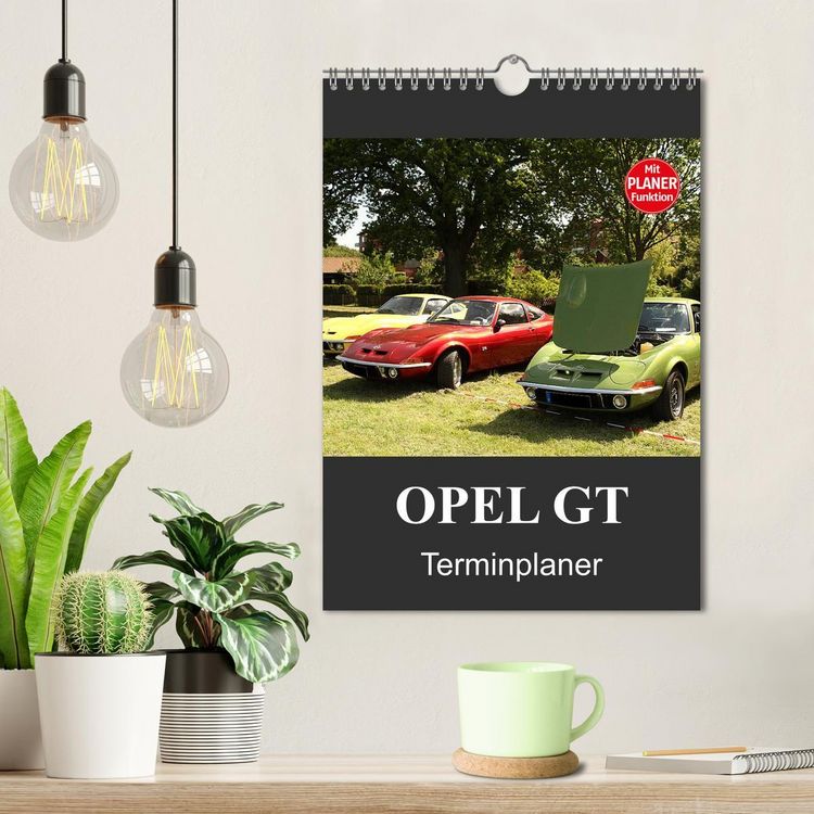 Produktbild: Opel GT Terminplaner (Wandkalender 2026 DIN A4 hoch), CALVENDO Monatskalender