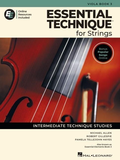 Produktbild: Essential Technique for Strings - Viola Book 3 with Online Resources
