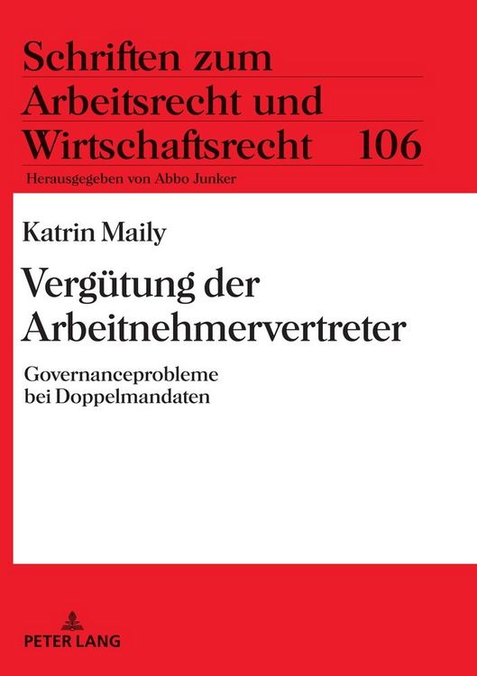 Produktbild: Verg&uuml;tung der Arbeitnehmervertreter