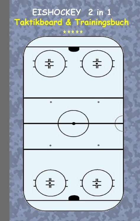Produktbild: Eishockey 2 in 1 Taktikboard und Trainingsbuch