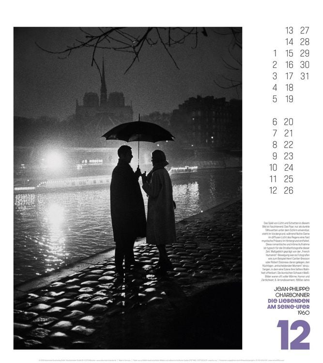 Produktbild: Paris, mon Amour Kalender 2027