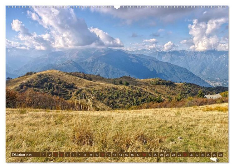 Produktbild: Lago Maggiore - Bezaubernde Orte am Westufer (hochwertiger Premium Wandkalender 2026 DIN A2 quer), Kunstdruck in Hochglanz